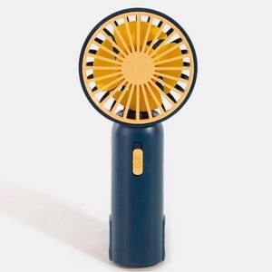 Kids Portable Handheld Fan - Blue and Yellow